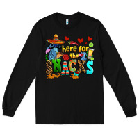 Black here for the snacks Long Sleeve Tee - AdoDesignShop