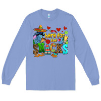 Colony Blue here for the snacks Long Sleeve Tee - AdoDesignShop