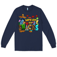 Navy here for the snacks Long Sleeve Tee - AdoDesignShop