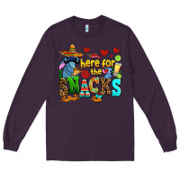 Plum here for the snacks Long Sleeve Tee - AdoDesignShop