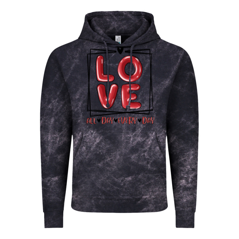 Love All Day Every Day Vintage Hoodie by MaliasSmallBusiness | Teevron
