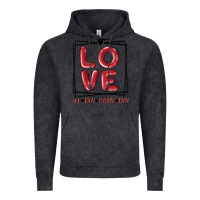 Vintage Black love all day every day Vintage Hoodie - MaliasSmallBusiness