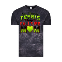 Cloud Black my favorite tennis player calls me mom Vintage Tee - Zillion Design Studio