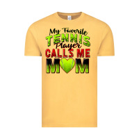 Vintage Mustard my favorite tennis player calls me mom Vintage Tee - Zillion Design Studio