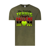 Vintage Olive my favorite tennis player calls me mom Vintage Tee - Zillion Design Studio