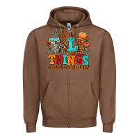 Chestnut all the fall thıngs or whatever Zipper Hoodie - AdoDesignShop