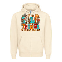 Sandshell all the fall thıngs or whatever Zipper Hoodie - AdoDesignShop