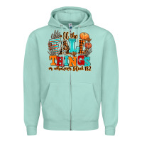 Seafoam all the fall thıngs or whatever Zipper Hoodie - AdoDesignShop