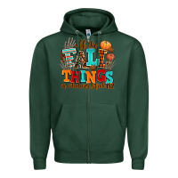 Sports Green all the fall thıngs or whatever Zipper Hoodie - AdoDesignShop