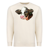 Sandshell holstein calf face Premium Sweatshirt - LillyAllenDesigns