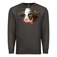 Smoke holstein calf face Premium Sweatshirt - LillyAllenDesigns