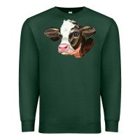 Sports Green holstein calf face Premium Sweatshirt - LillyAllenDesigns