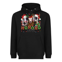 Black ho ho ho heifer christmas heifers Heavyweight Hoodie - Jasminsmagicworld