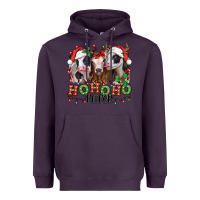 Plum ho ho ho heifer christmas heifers Heavyweight Hoodie - Jasminsmagicworld