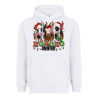 White ho ho ho heifer christmas heifers Heavyweight Hoodie - Jasminsmagicworld