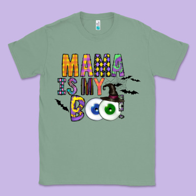 Mama Is My Boo Classic Tee Designed By Cowhidedigitalart