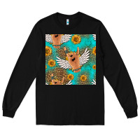 Black rock n roll hands seamless pattern Long Sleeve Tee - HRA Design Shop