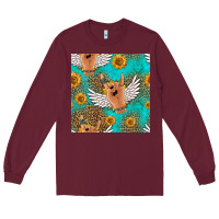 Rock N Roll Hands Seamless Pattern Long Sleeve Tee | Teevron