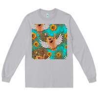 Moon Dust rock n roll hands seamless pattern Long Sleeve Tee - HRA Design Shop