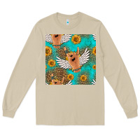 Mushroom rock n roll hands seamless pattern Long Sleeve Tee - HRA Design Shop