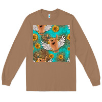 Toasted Coconut rock n roll hands seamless pattern Long Sleeve Tee - HRA Design Shop