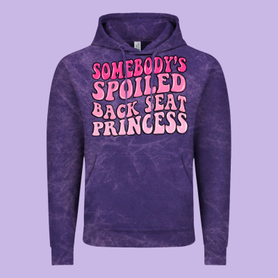 Vintage Hoodie somebodys spoiled back seat princess
