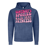 Vintage Denim somebodys spoiled back seat princess Vintage Hoodie - MaliasSmallBusiness