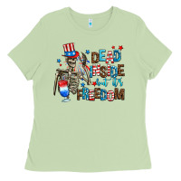 Matcha dead inside but its freedom Ladies Tee - AdoDesignShop