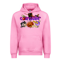 Fuchsia Pink Counselor Halloween Urban Hoodie - LillyAllenDesigns