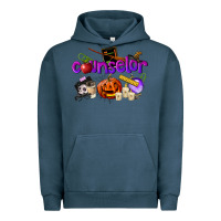 Pigment Midnight Navy Counselor Halloween Urban Hoodie - LillyAllenDesigns