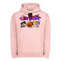 Pigment Salmon Counselor Halloween Urban Hoodie - LillyAllenDesigns