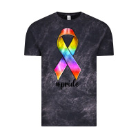 Cloud Black pride ribbon Vintage Tee - texasbilliewilder