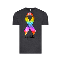 Vintage Black pride ribbon Vintage Tee - texasbilliewilder