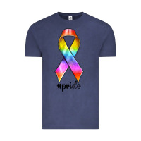 Vintage Denim pride ribbon Vintage Tee - texasbilliewilder
