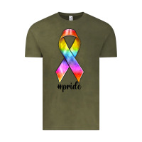 Vintage Olive pride ribbon Vintage Tee - texasbilliewilder