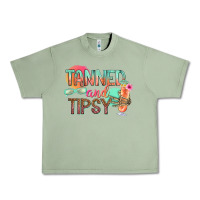 Oil Green tanned and tipsy Urban Heavy Tee - texasbilliewilder