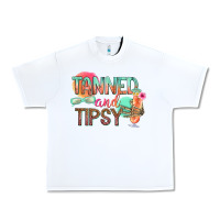 White tanned and tipsy Urban Heavy Tee - texasbilliewilder