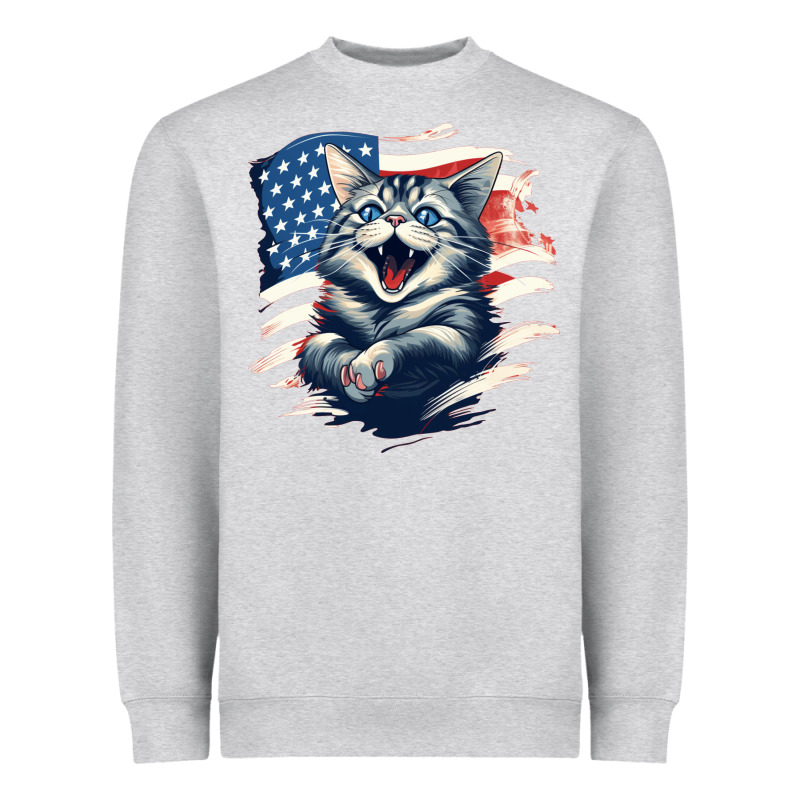 Cat1 Heavyweight Sweatshirt by Unal Design | Teevron