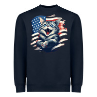 Navy cat1 Heavyweight Sweatshirt - Unal Design