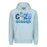 Blue Mist cozy season Premium Hoodie - MaliasSmallBusiness