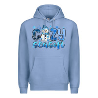 Colony Blue cozy season Premium Hoodie - MaliasSmallBusiness