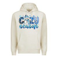 Oatmeal Heather cozy season Premium Hoodie - MaliasSmallBusiness