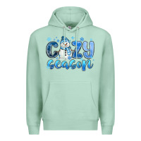 Seafoam cozy season Premium Hoodie - MaliasSmallBusiness
