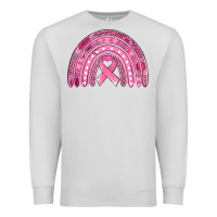 Dove Grey breast cancer awareness rainbow Premium Sweatshirt - Jasminsmagicworld