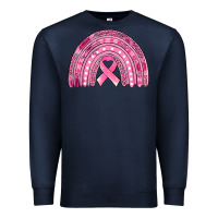 Navy breast cancer awareness rainbow Premium Sweatshirt - Jasminsmagicworld