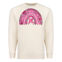 Sandshell breast cancer awareness rainbow Premium Sweatshirt - Jasminsmagicworld