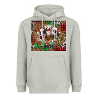 Ho Ho Ho Heifer Christmas Heifers Heavyweight Hoodie | Teevron