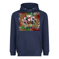 Navy ho ho ho heifer Christmas heifers Heavyweight Hoodie - Jasminsmagicworld