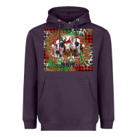 Plum ho ho ho heifer Christmas heifers Heavyweight Hoodie - Jasminsmagicworld