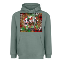Sage ho ho ho heifer Christmas heifers Heavyweight Hoodie - Jasminsmagicworld
